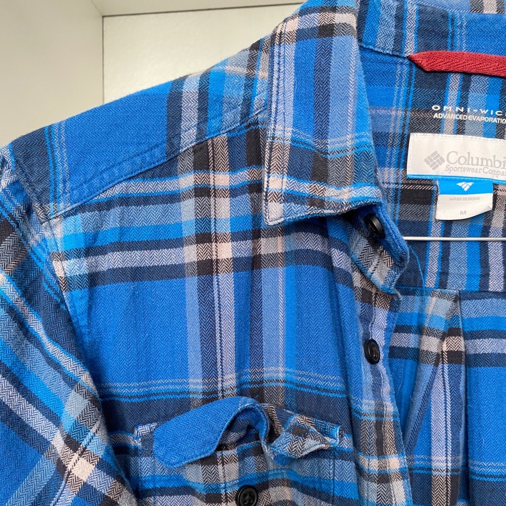 Blue Columbia Flannel